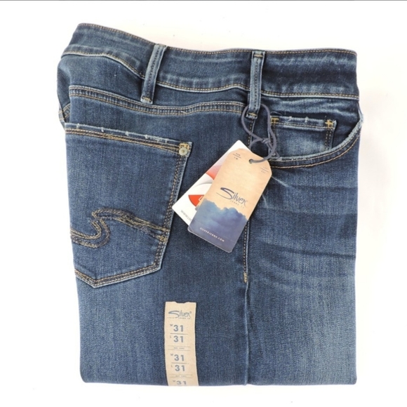 Women's Silver Jeans Avery Slim Boot Cut Jeans - Size 31x31 - Picture 3 of 3